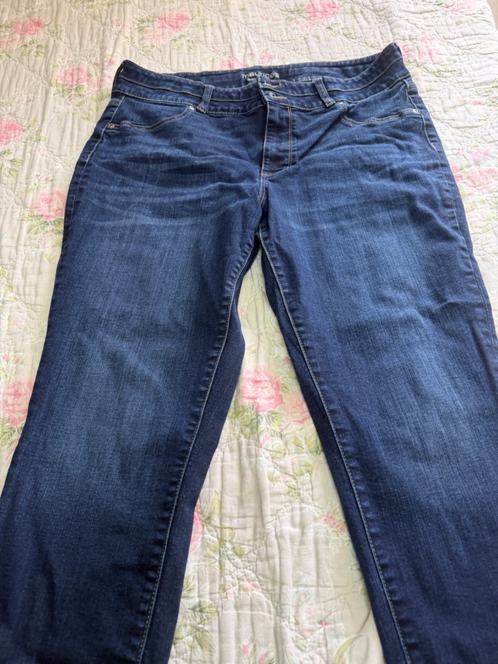 Maurices Dark Indigo Skinny Jeans